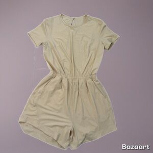 Lululemon Lightweight High Neck Open Back Romper Women's Size  6